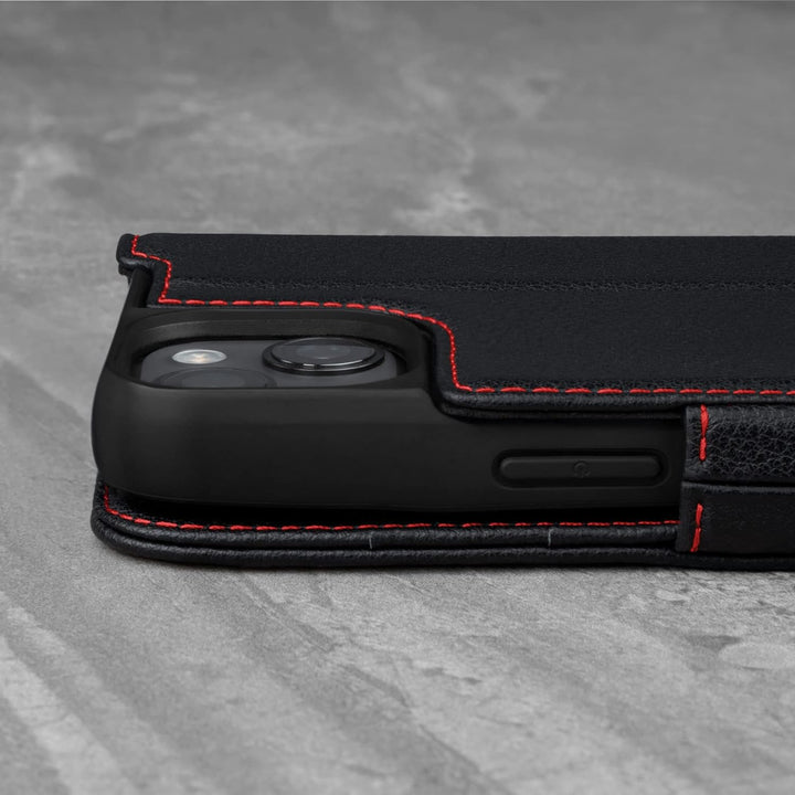 TORRO Handyhülle Kompatibel Mit iPhone 13 Mini - Hochwertige Lederhülle Mit Kartenfächern Und Horizo