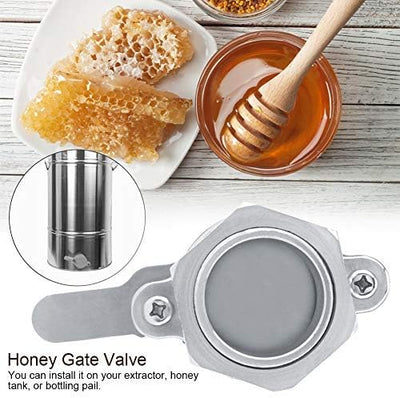 TOPINCN Honey Gate Valve Edelstahl Honey Extractor Bienenzuchtwerkzeuge Extractor Abfüllanlagen Bien