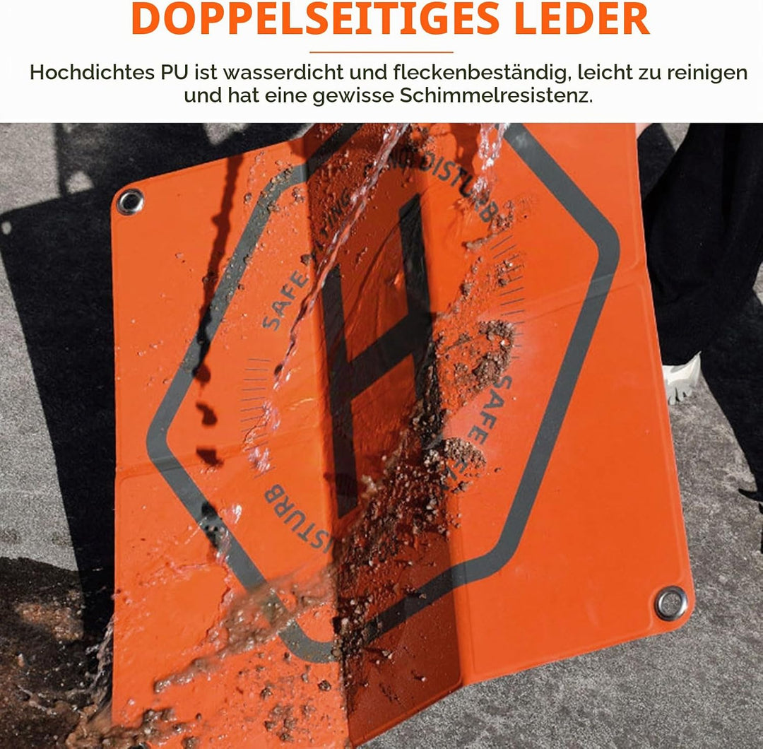 Bocguy Universeller Landeplatz Drohne, 65cm x 65cm Doppelseitiges PU Drohnen Landeplatz Faltbar Wass