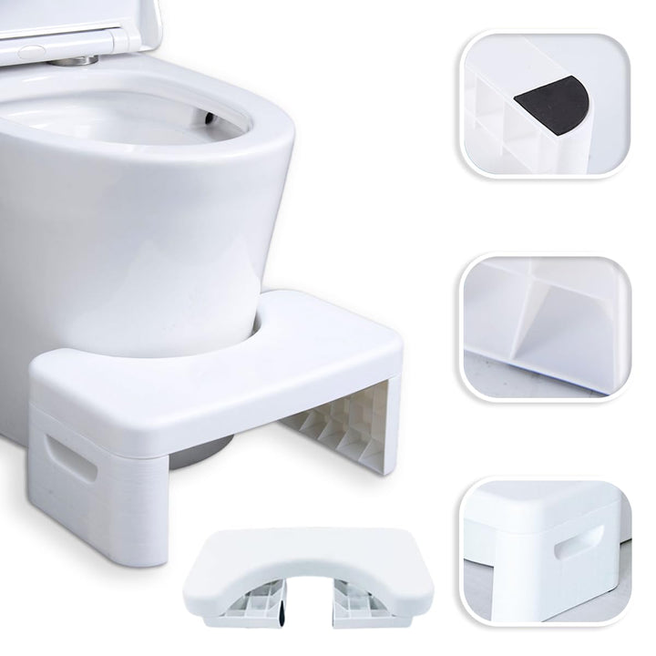 Badezimmertoilette, Hocktoilette, abnehmbare multifunktionale Sitzablage, tragbare Stufe für das Bad