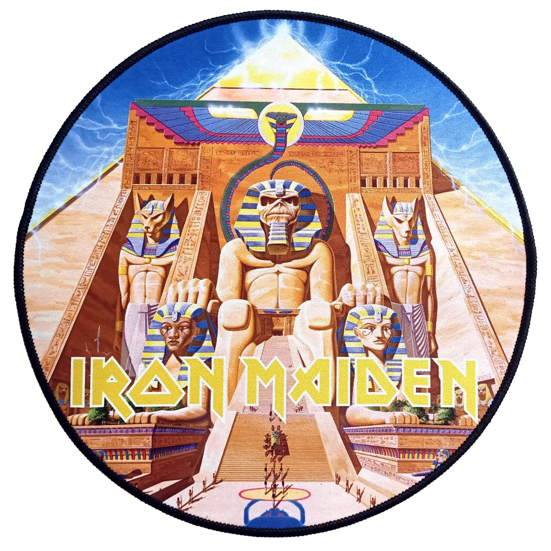 SUBSONIC-Iron Maiden - Anti-Rutsch-Mauspad XXL 90 mm x 40 mm mit Perlenbesatz - Offizielle Lizenz DC