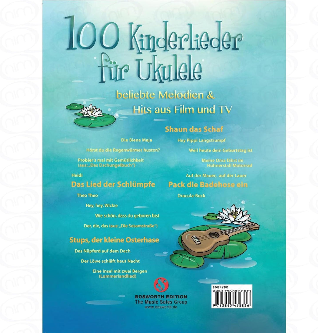 100 Kinderlieder fuer Ukulele - arrangiert für Ukulele [Noten/Sheetmusic]