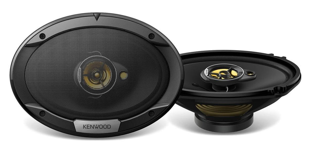 Kenwood KFC-S6976EX Ovaler 3-Wege-Lautsprecher, 2 Stück, schwarz