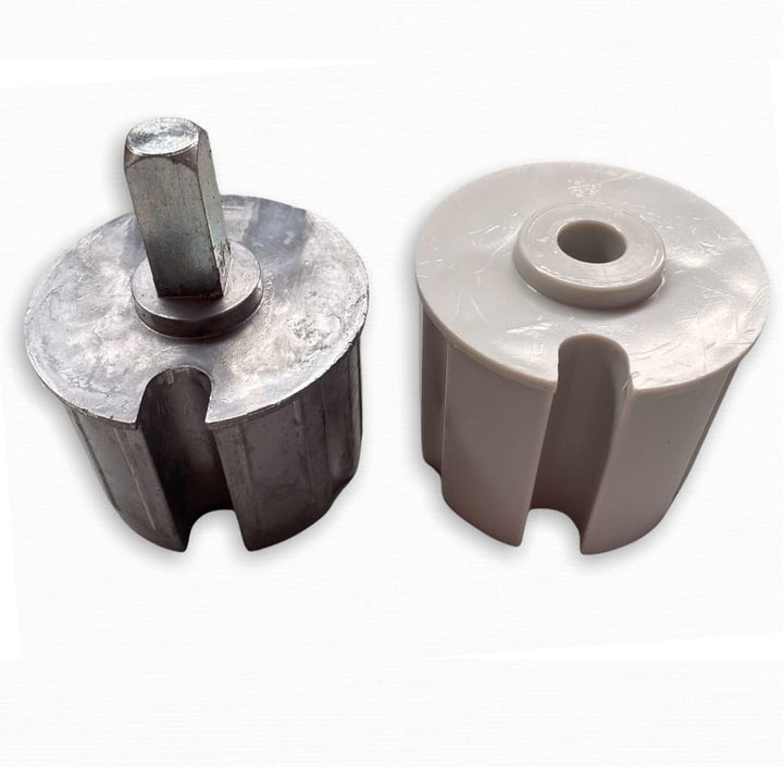 Hülsen-Set für Sonnensegel, Durchmesser 70 mm. 70.0 Millimeter, 70.0 Millimeter