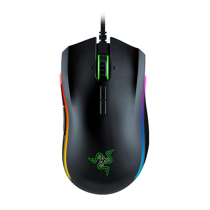 Razer Mamba Elite - Kabelgebundene Gaming Maus mit Chroma RGB Beleuchtung für PC / Mac (Optischer 5G