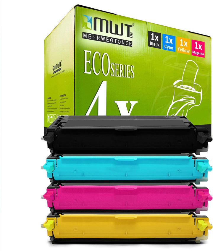 4X MWT XXL Toner kompatibel für Xerox Phaser 6180 D MFP DN N ersetzt Black Cyan Magenta Yellow