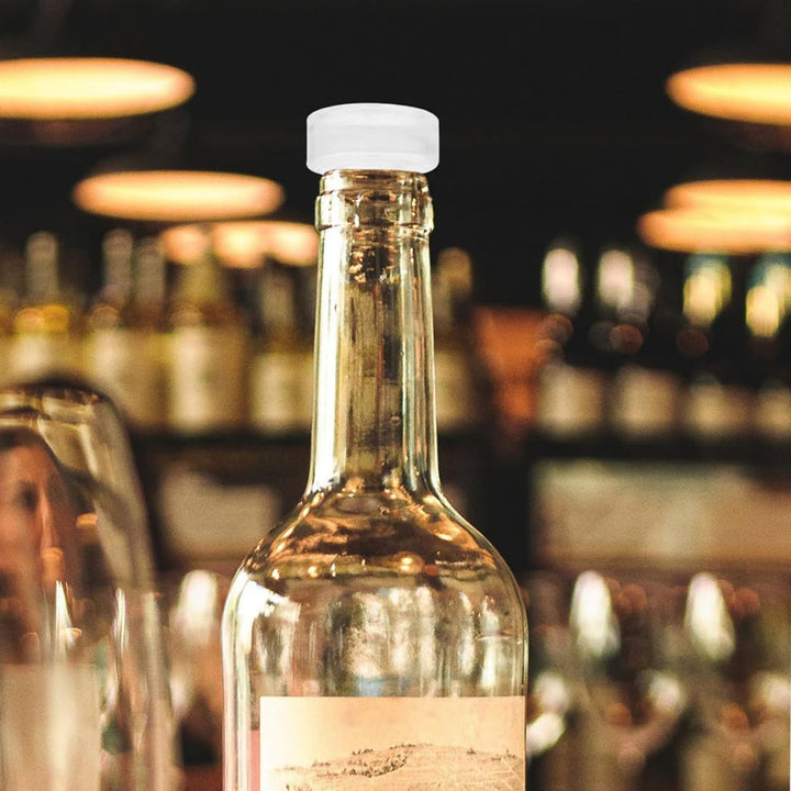 12 Stück Kork Wein Verschlussstopfen Glas Silikon Weinsparer Getränke flaschenverschluss Sektverschl