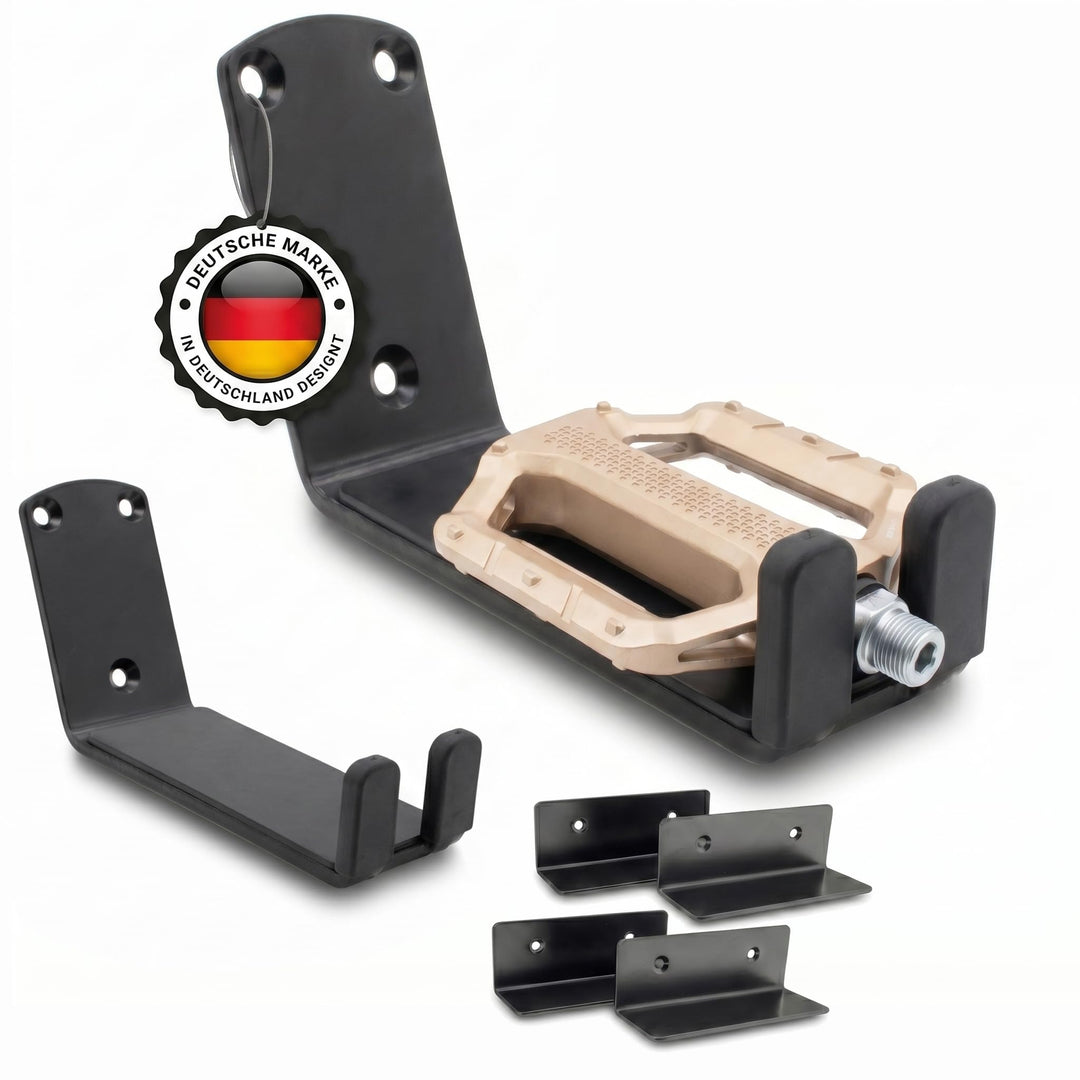 Kyto Fahrrad Wandhalterung (1x oder 2x) - Platzsparend in Garage, Wohnung & Keller für E Bike, MTB,
