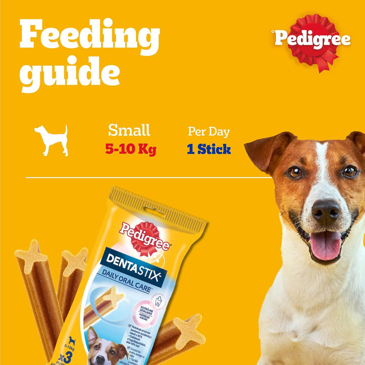 Pedigree Dentastix Leckerli für Hunde Kleiner Rassen 45g, 18 Stück