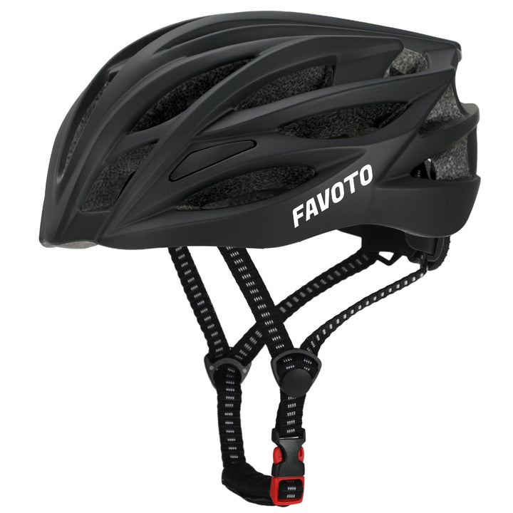 Favoto Fahrradhelm für Erwachsene Fahrrad Helmet mit Abnehmbarer Innenfutter Verstellbar Rennradhelm