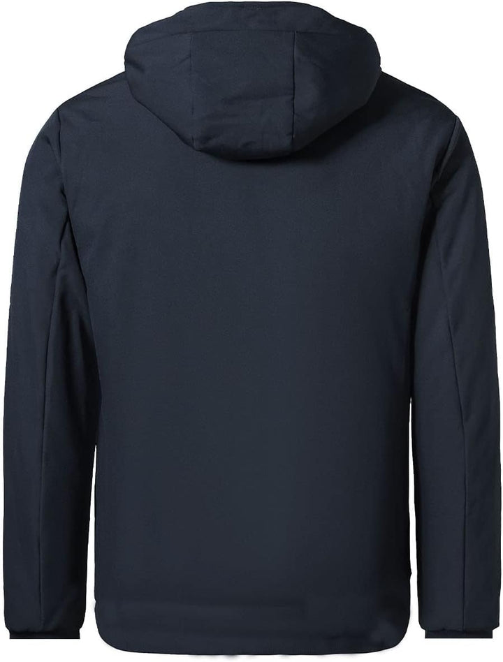 TONY BACKER Herren-Winterjacke, Softshelljacke, wasserdicht, winddicht, mit Kapuze, warme Jacke für