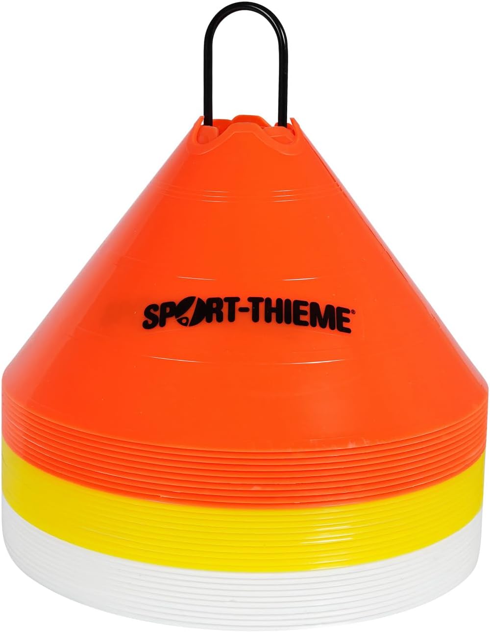 Sport-Thieme Markierungshauben-Set | ø 30 cm | Vielseitige Trainingshilfe | 30 Hauben in 3 Farben |