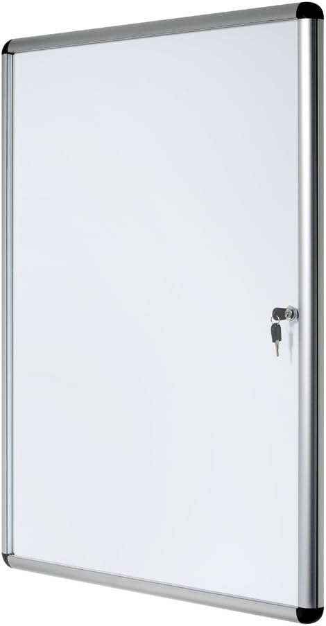 Bi-Office Schaukasten Vitrine"Enclore", Whiteboard, Mangetische Innenfläche, geeignet für 6 x DIN A4