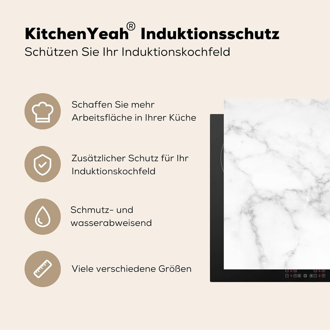 Herdabdeckplatte Einteilig Ceranfeld Abdeckplatte für Induktionsschutz Ceranfeldabdeckung Vinyl Herd