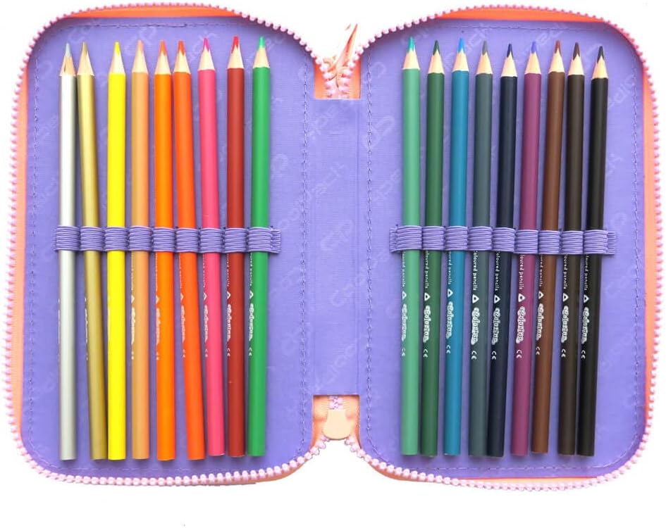 COOLPACK XXL Federtasche Federmappe 3-Fach Schulstiftetui, dreifaches Federmäppchen, Federmäppchen f