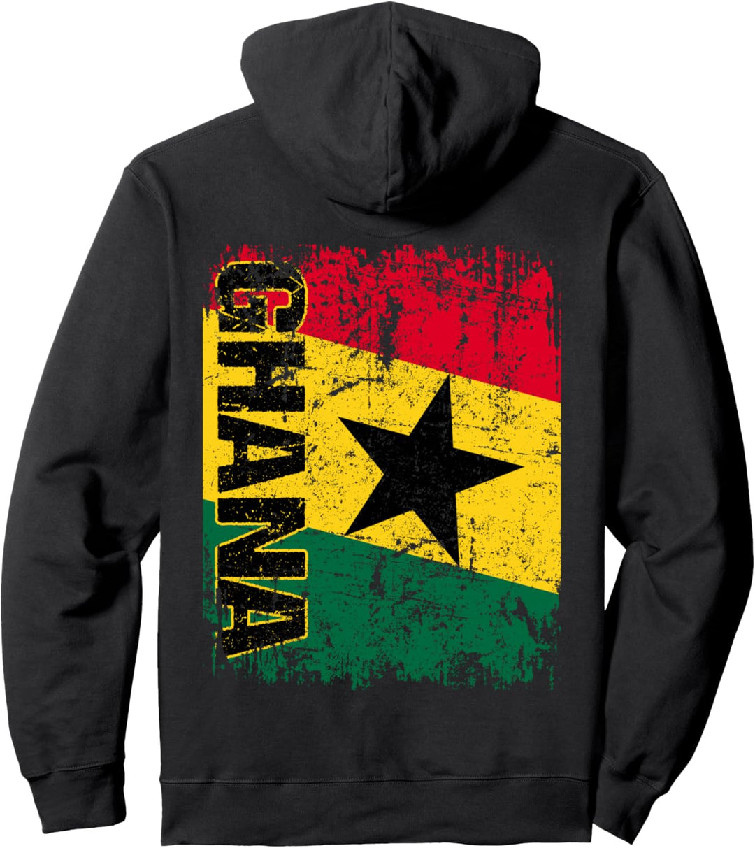 GHANA Flagge | Damen Herren Kinder GHANA Pullover Hoodie