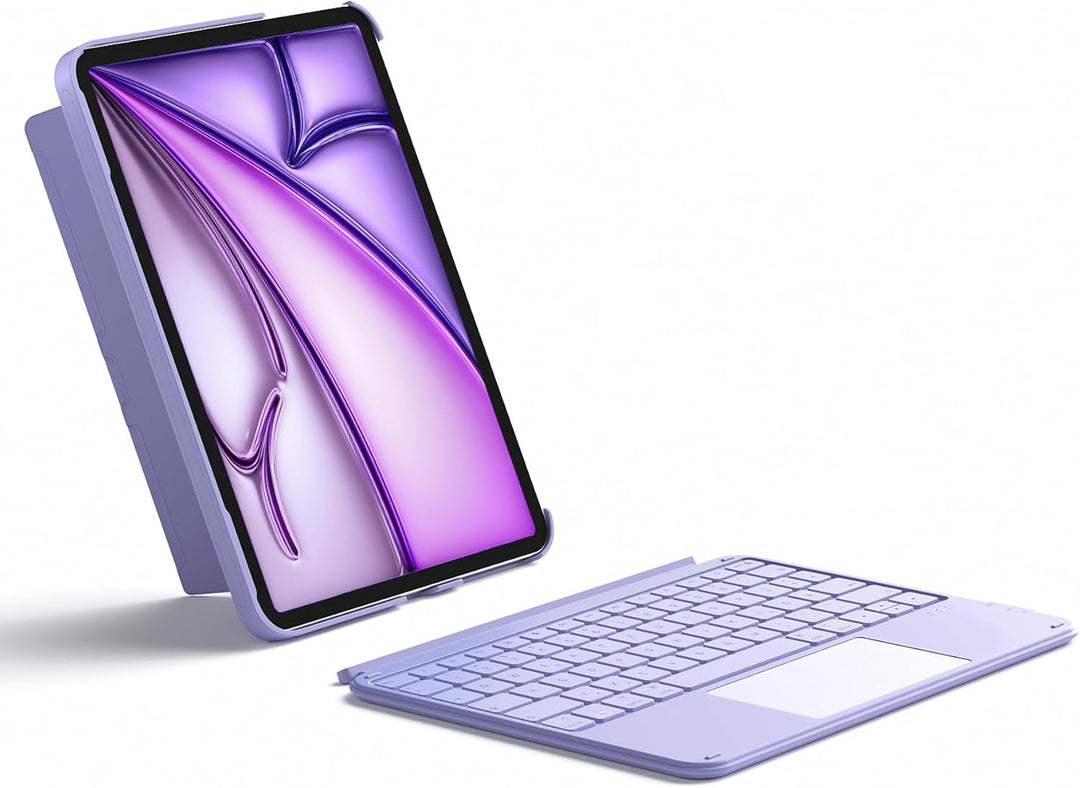 Inateck Hülle mit Tastatur,Ultraleichte Tastatur für iPad 10/11 Generation A16 2025 11 Zoll,iPad Air