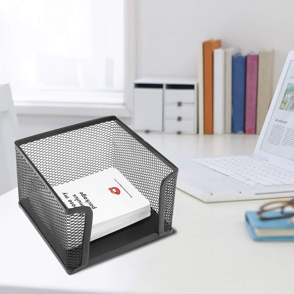 Cube Note Box Notizblock-Halter aus Netzstoff für Zuhause