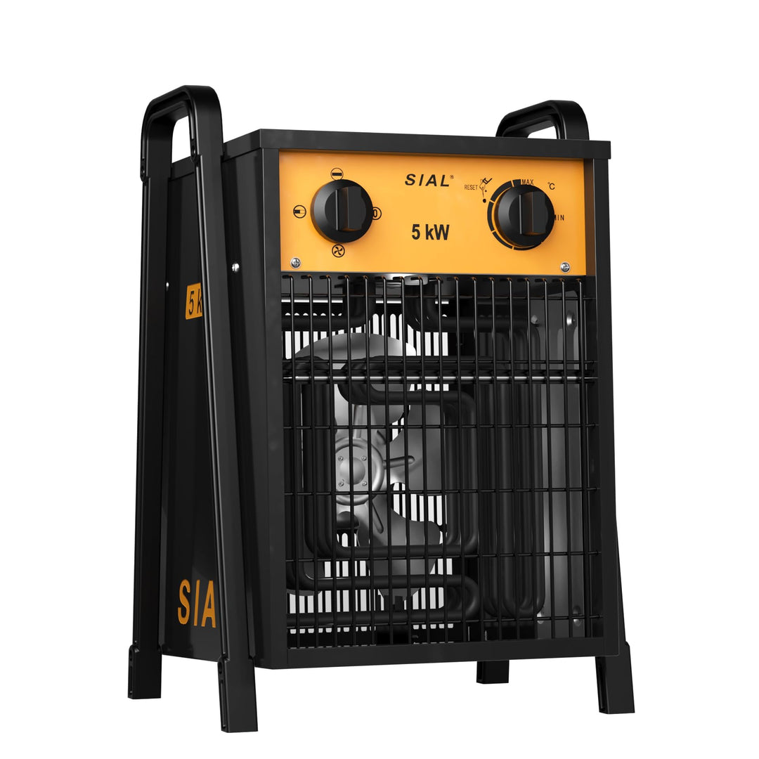 SIAL 5KW Industrie Heizgebläse - Elektroheizer Heizlüfter - Bauheizer Bautrockner - Industrielle Hei
