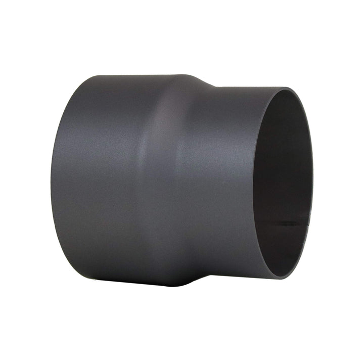 LANZZAS Rauchrohr Ofenrohr Reduzierung Ø 130 mm auf Ø 120 mm in grau Kaminofen Rohr Reduktion