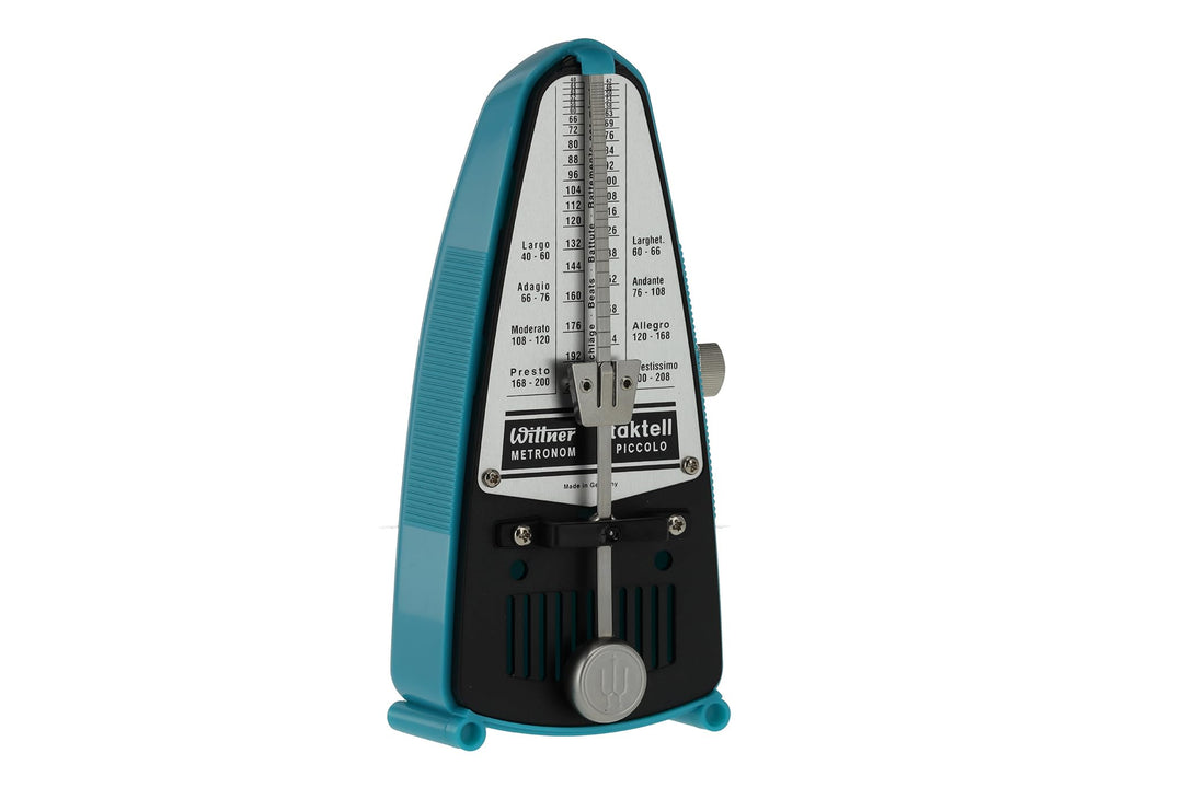 Wittner Metronom 830 391 Kunststoffgehäuse ohne Glocke Taktell Piccolo türkis türkis Single, türkis