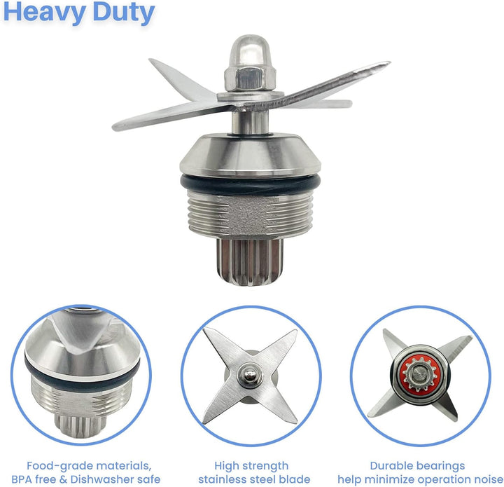 NassblattMontage 104675 1152 für Vitamix Standmixer 500 4500 500 5200 5500 6300 E310, Basisklinge Er