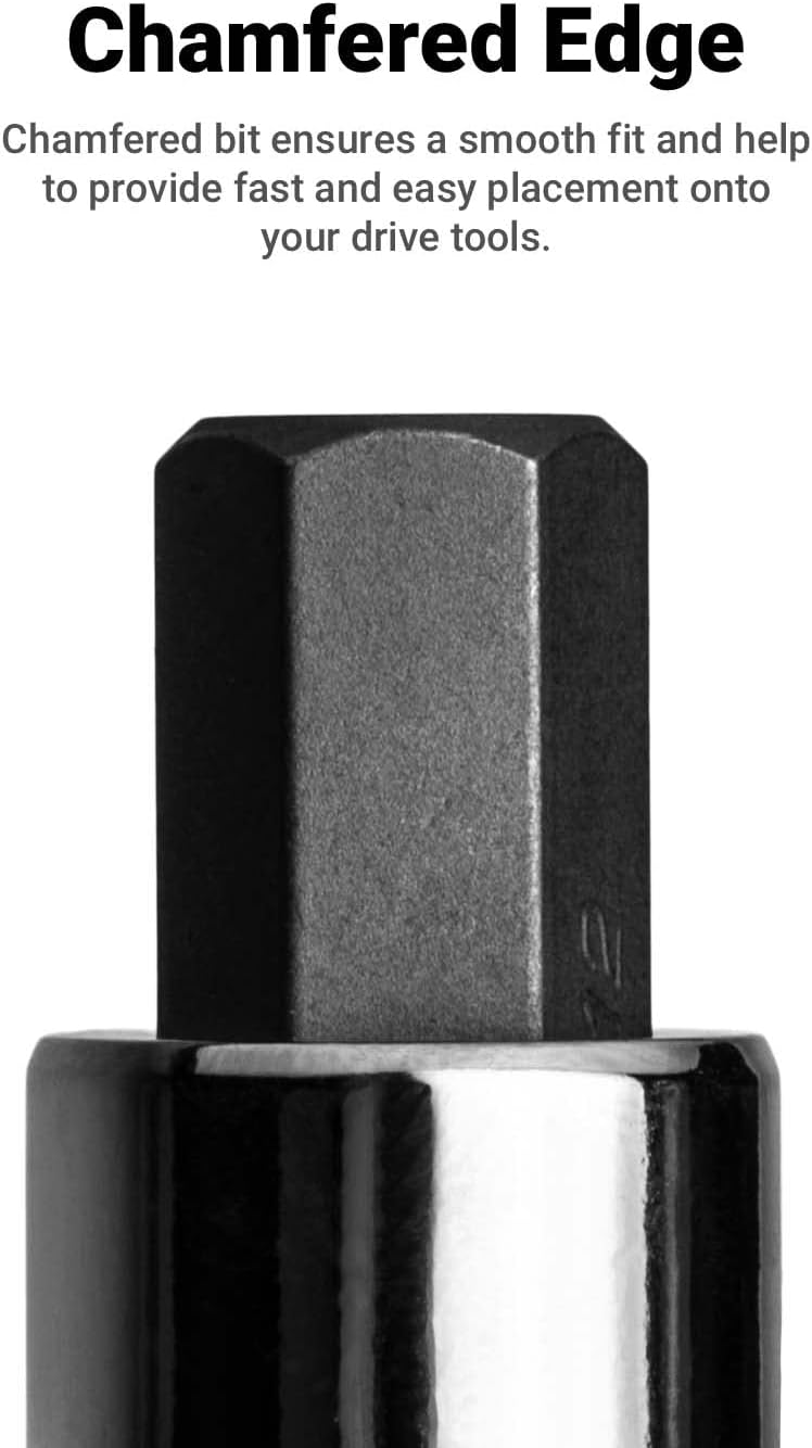 Capri Tools Innensechskant-Bit-Steckschlüsselsatz, SAE, Advanced Series, 13-teilig SAE / Advanced Se