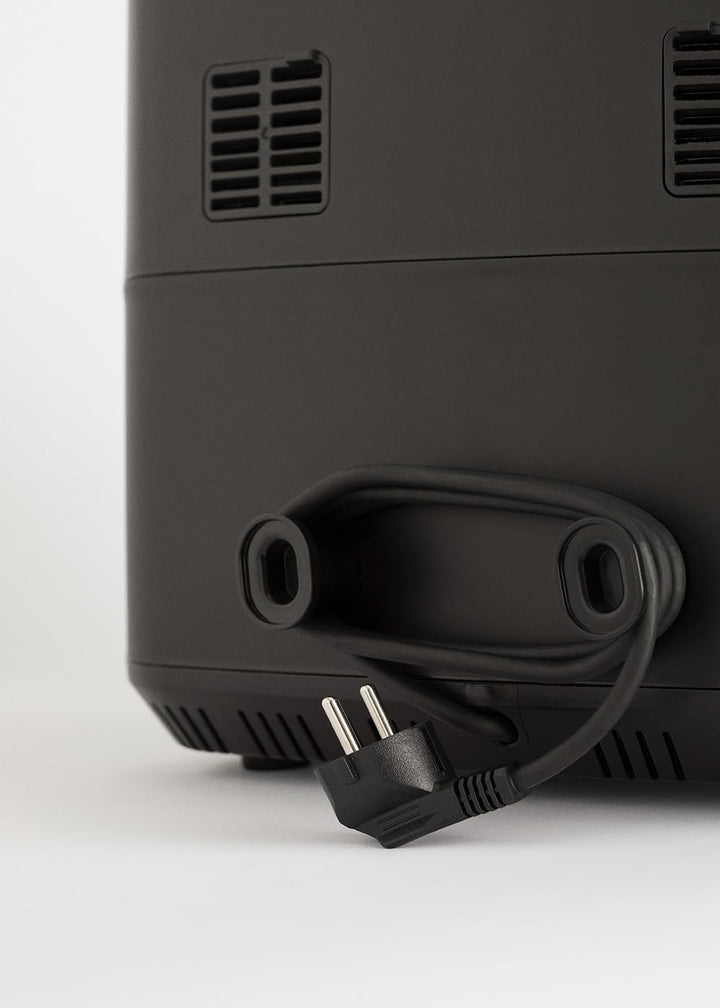 CREATE/FRYER AIR DUAL/Heissluftfritteuse 10L mit Trennwand Schwarz/Fassungsvermögen 7-8 Portionen, M