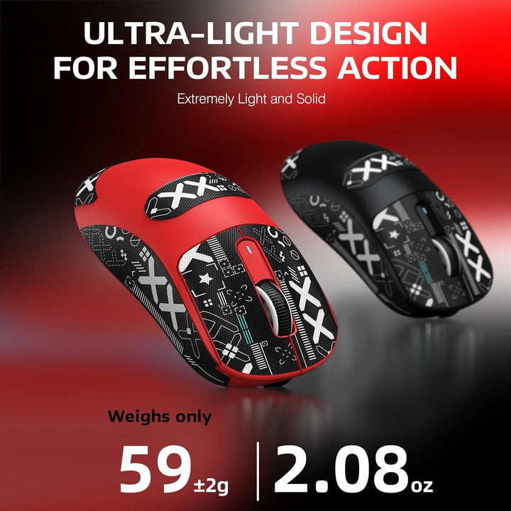 VGN Game Power Attack Shark X3PRO 59g Superlight Kabellose Gaming-Maus, 4K/8KHz Abfragerate, 26000DP