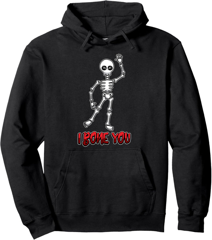 Lustiges Skelett Ich entbeine dich Pullover Hoodie
