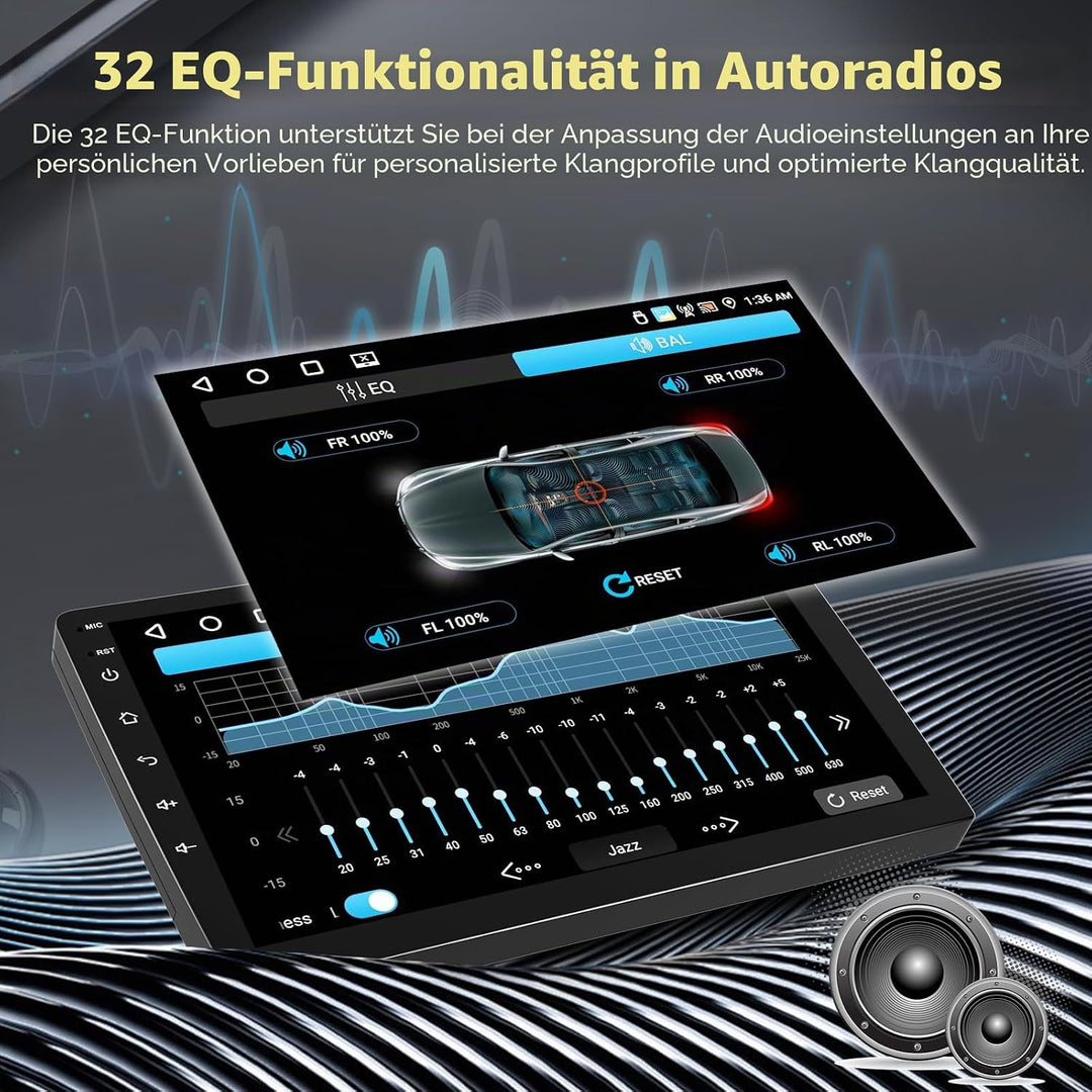 【4G+64G】Inefala Android 15 Autoradio für Renault Clio 3th 2005-2014 mit Wireless CarPlay Android Aut