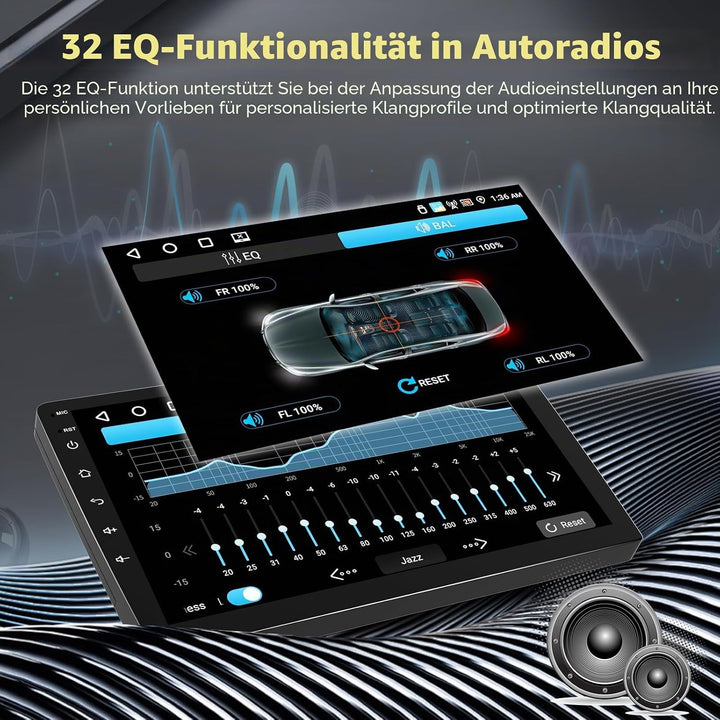 【4G+64G】Inefala Android 15 Autoradio für Renault Clio 3th 2005-2014 mit Wireless CarPlay Android Aut