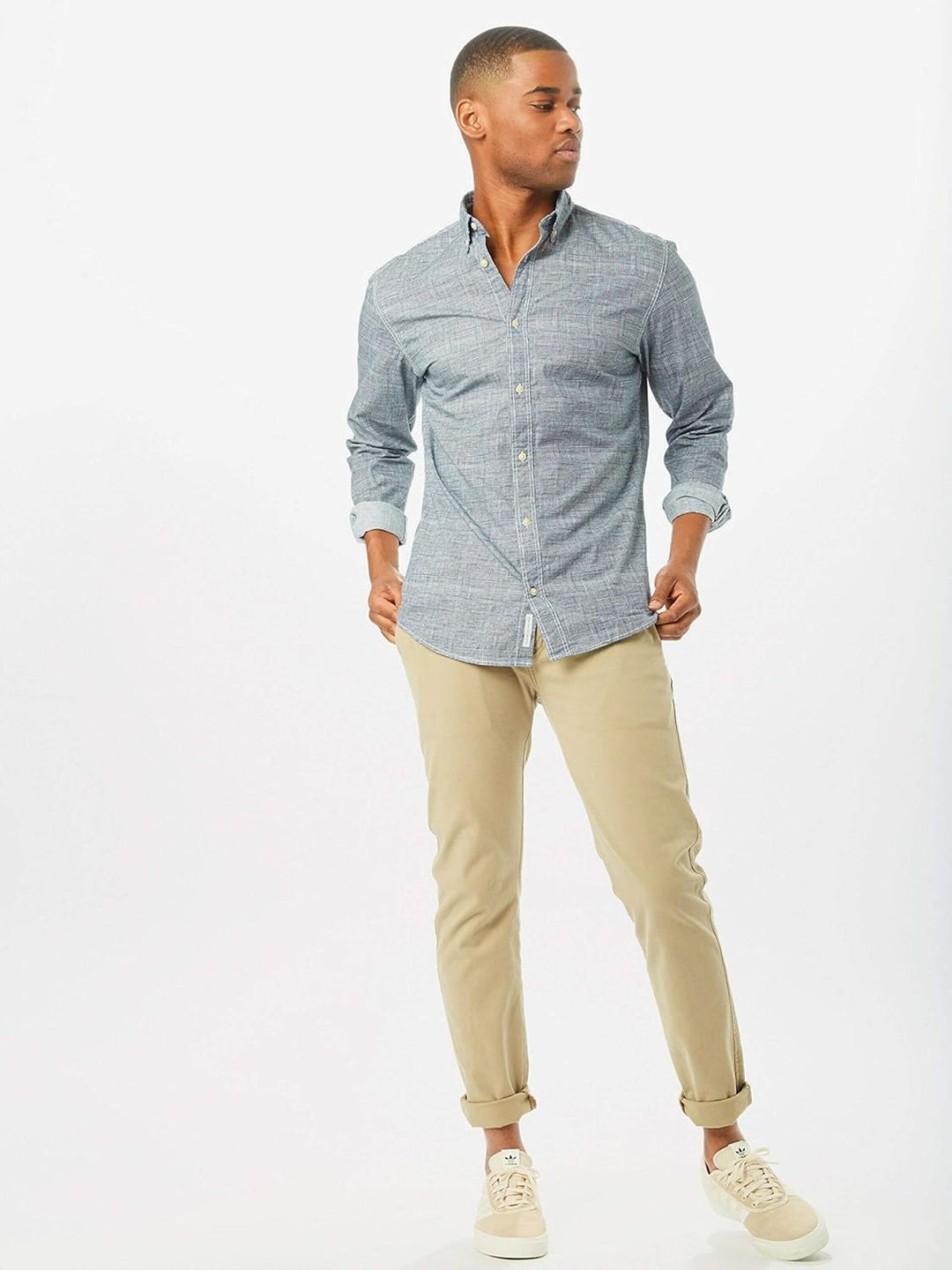 JACK & JONES Herren Hemd JCOBEN weiss M