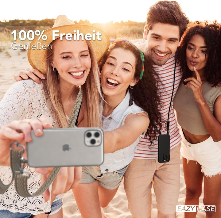 EAZY CASE Handykette - Verstellbares Taschenband kompatibel mit iPhone 11 Pro, Schulterriemen, Handy
