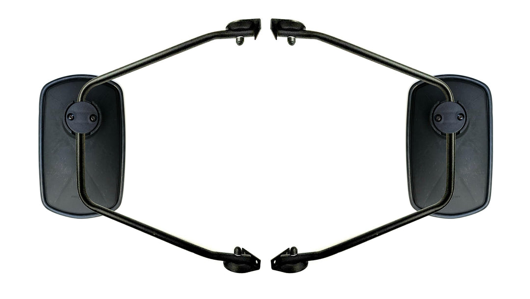 2x Aussenspiegel 260x155 mm ø14-23 mm E20 und Spiegelhalter für Traktor LKW Bagger