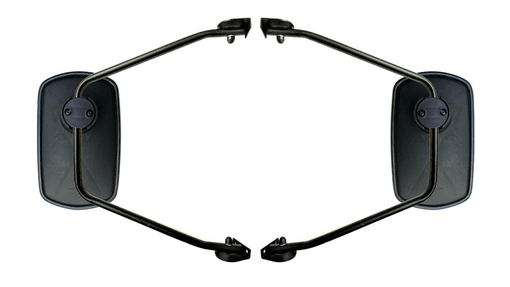 2x Aussenspiegel 260x155 mm ø14-23 mm E20 und Spiegelhalter für Traktor LKW Bagger