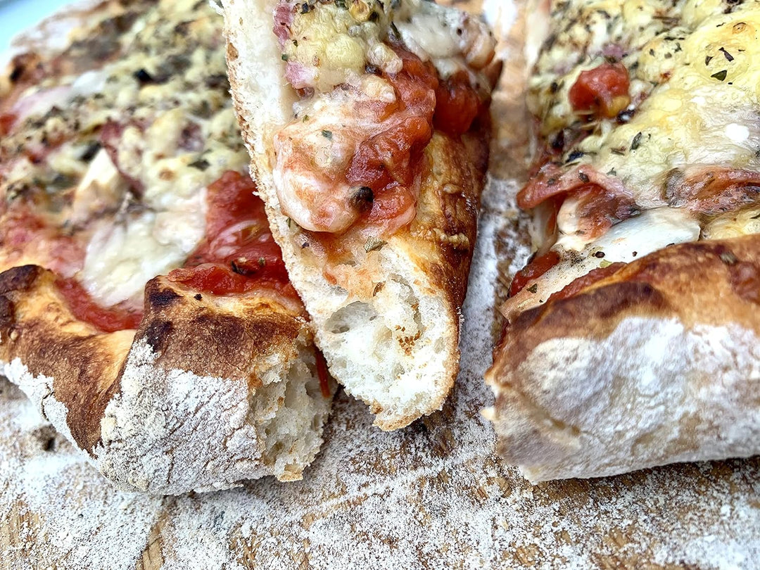 Grill2Chill BACKSTAHL Pizza Brot & Co. 465 x 380 x 6-6,2 mm aus HighTech Spezialstahl/Stahl hochwärm