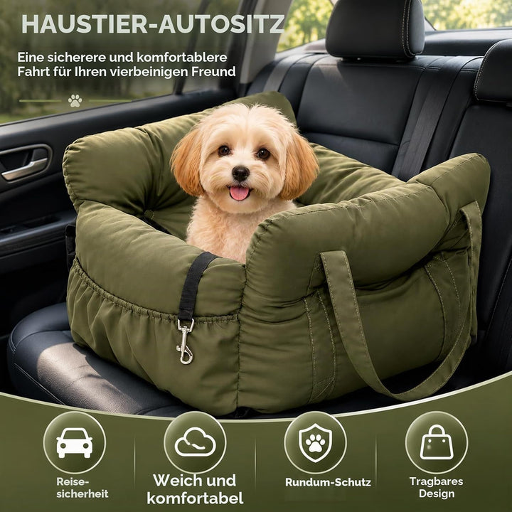 Autositz Hund, Beruhigender Hunde Autositz für Kleine Hunde