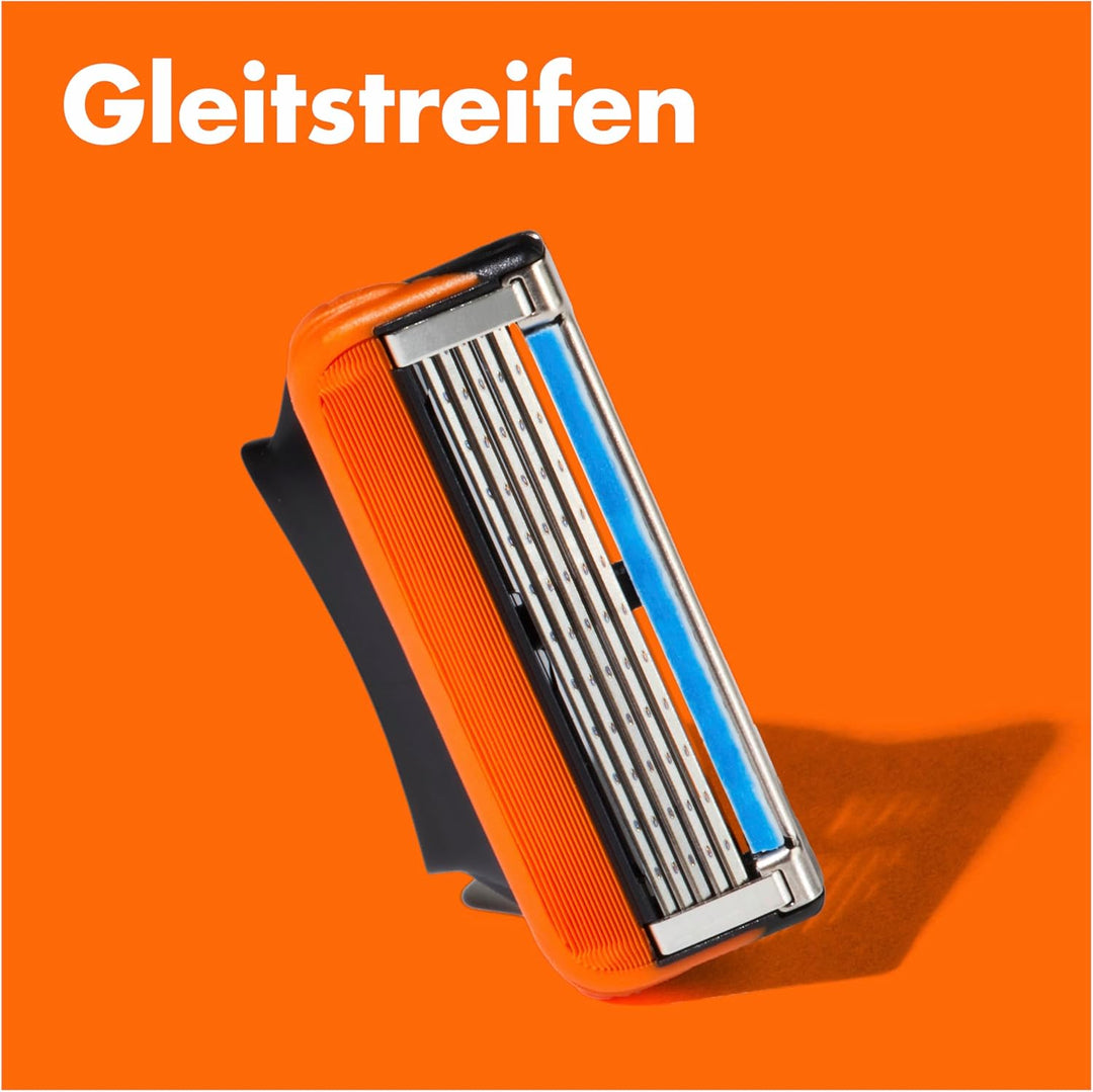 Gillette Fusion 5 Rasierklingen, 8 Ersatzklingen für Nassrasierer Herren mit 5-fach Klinge