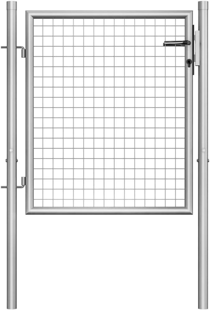 Willood Gartentor Gartentür Zauntor Gartenpforte Zauntür Hoftor Gartenzaun Pforte Metalltor Einzelto