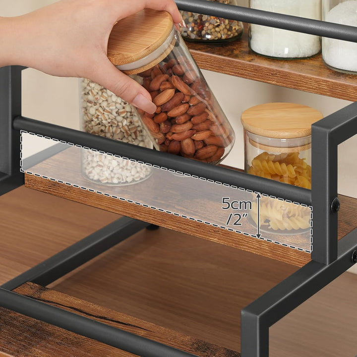 HOOBRO Weinregal, 3 Ebenen, Weinständer für 12 Flaschen, Countertop Weinflaschenhalter, Flaschen Org