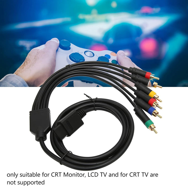 Keenso RGB RGBS -Komponentenkabelkabel, AV -Kabel mit 4 BNC -Köpfen für für N64 für SFC für