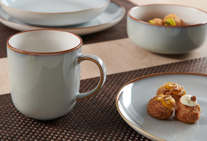 Frühstücksset Portofino, 12-teilig, Grau, Frühstücksset