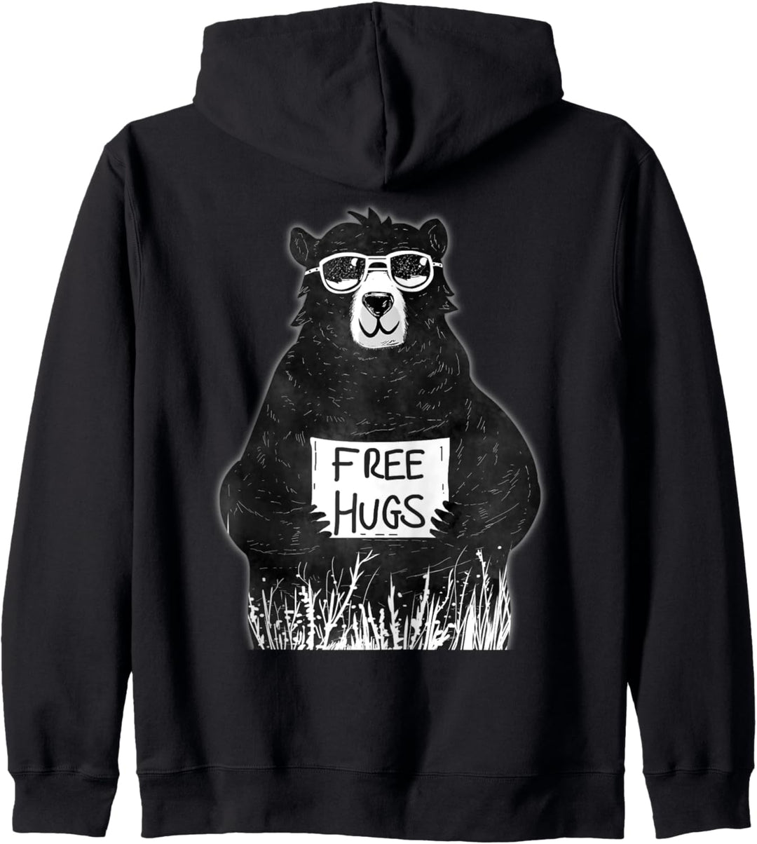Kostenlose Umarmungen von Hipster Bär Kapuzenjacke