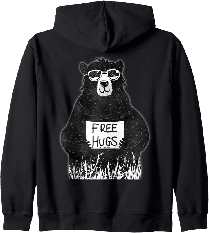 Kostenlose Umarmungen von Hipster Bär Kapuzenjacke