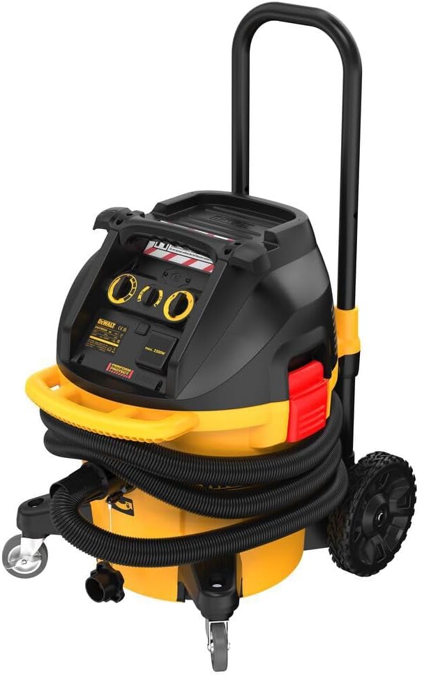 DEWALT Industrie Nass- & Trockensauger DWV905H-QS 1400 Watt, Nasssauger, bis zu 38 Liter Behältervol