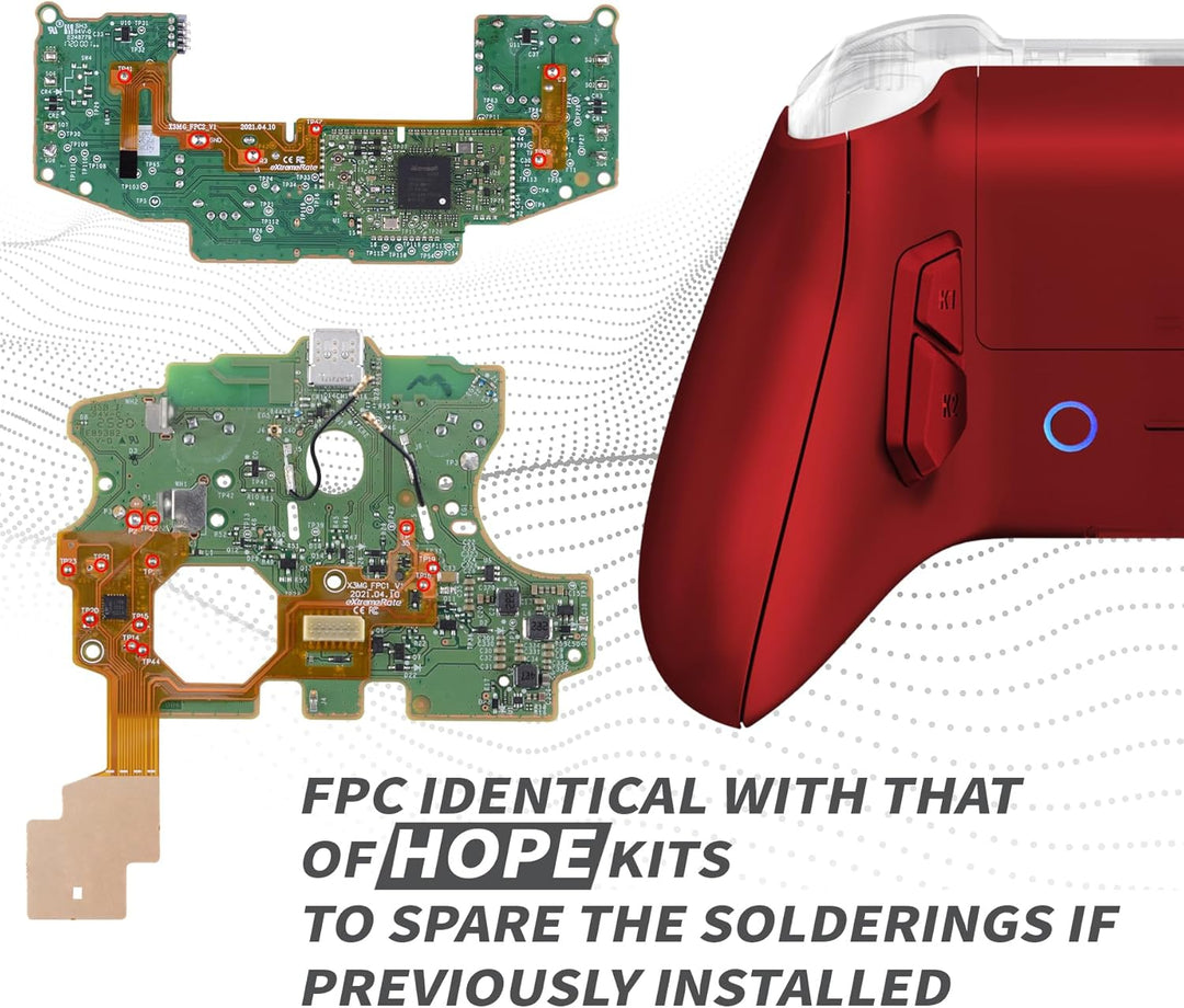 eXtremeRate Victor X Remap Kit für Xbox Series X/S Controller,6 Remap Profiles&Ergonomisches Rücken