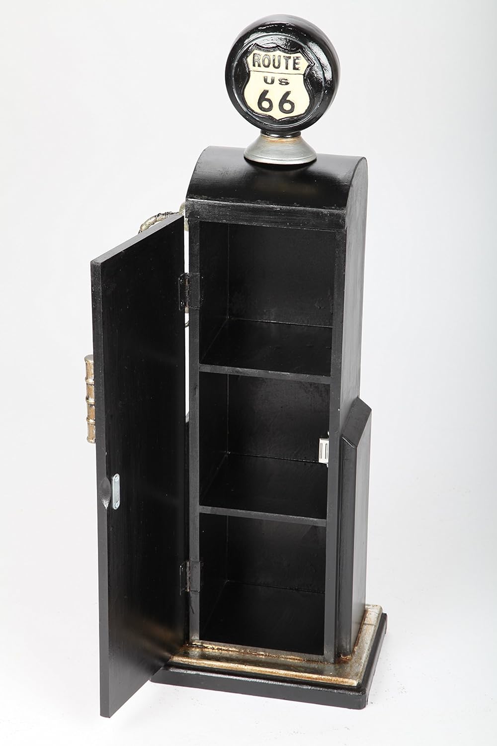 point home Design-Schrank Zapfsäule, Retro, schwarz, 81cm