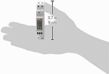 VEMER VE762300 Micro-AST Astronomischer Dämmerungsschalter mit Nachtprogrammierung von DIN-Schiene,
