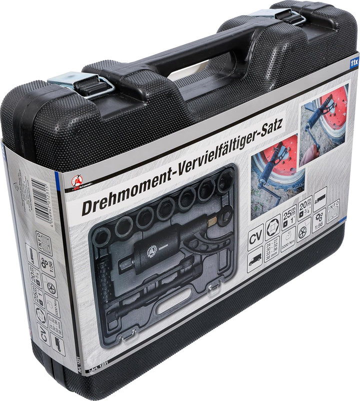 BGS Diy 1231 | Drehmoment-Vervielfältiger-Satz | Antrieb Innenvierkant 25 mm (1") | 3200 Nm